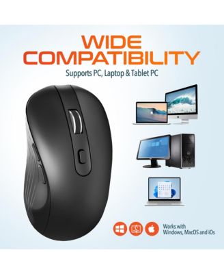 D101 Optical Wireless Mouse with Charging Pad