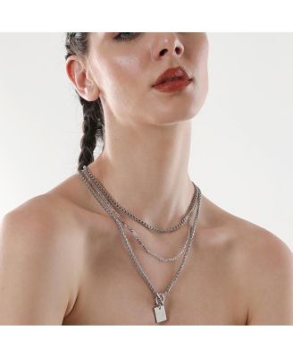 Women's The Interlock Charm Multi-Layer Necklace