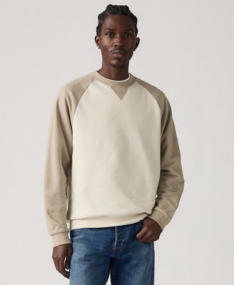 Levi's - Men's Relaxed Fit Crewneck Long Sleeve Red Tab Logo Sweatshirt