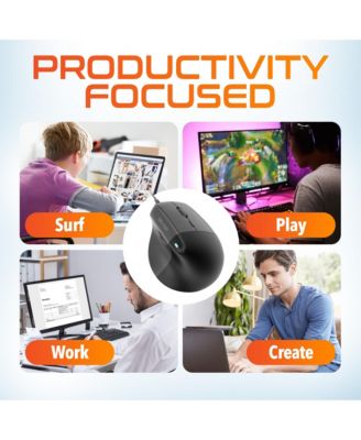 S38 Wired Ergonomic Mouse