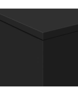 Coffee Table Black Engineered wood 19.7 in x 19.7 in x 15.7 in