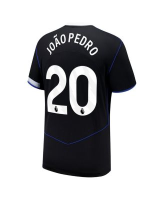 Men's João Pedro Black Chelsea 2025/26 Third Replica Player Jersey