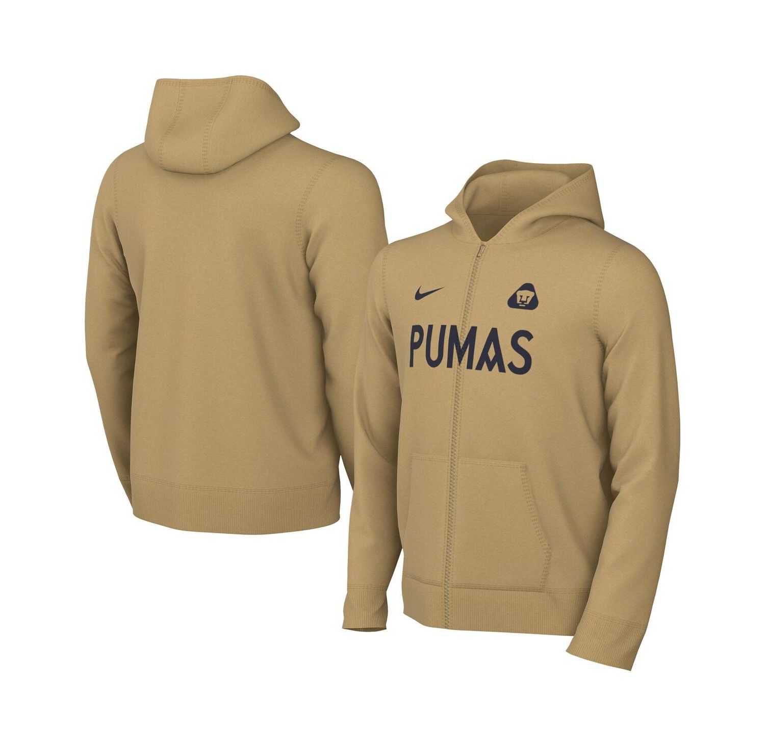 Big Boys and Girls Gold Pumas 2025/26 Club Full-Zip Jacket