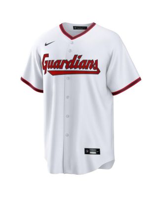 Men's Shane Bieber White Cleveland Guardians Home Replica Jersey