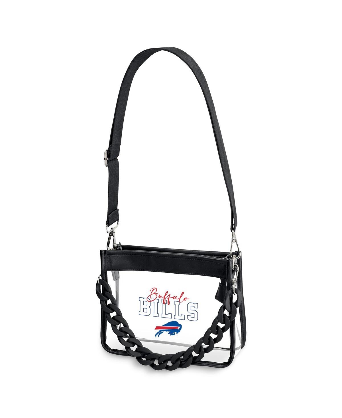 Wear By Erin Andrews Buffalo Bills Plastic Chain Mini Crossbody In Black