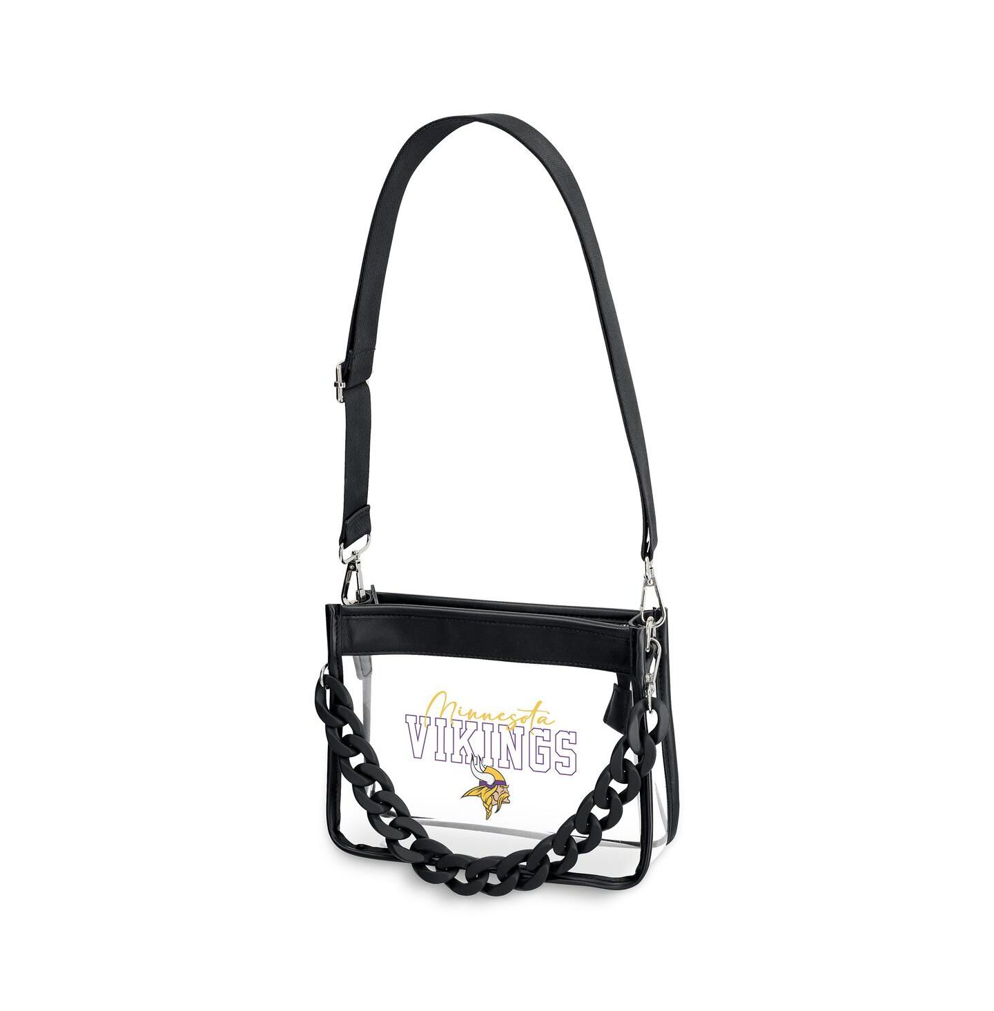 Женская сумка WEAR by Erin Andrews Minnesota Vikings Plastic Chain Mini Crossbody — фото 1