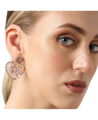 Hearts Drop Earrings