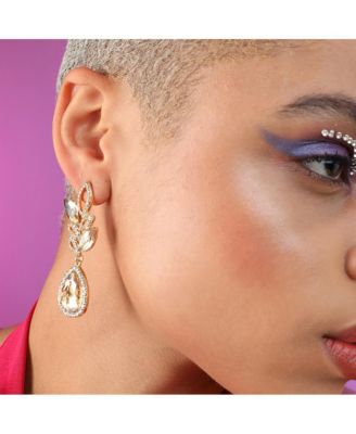 Women's Gold Dazzling Drop Earrings