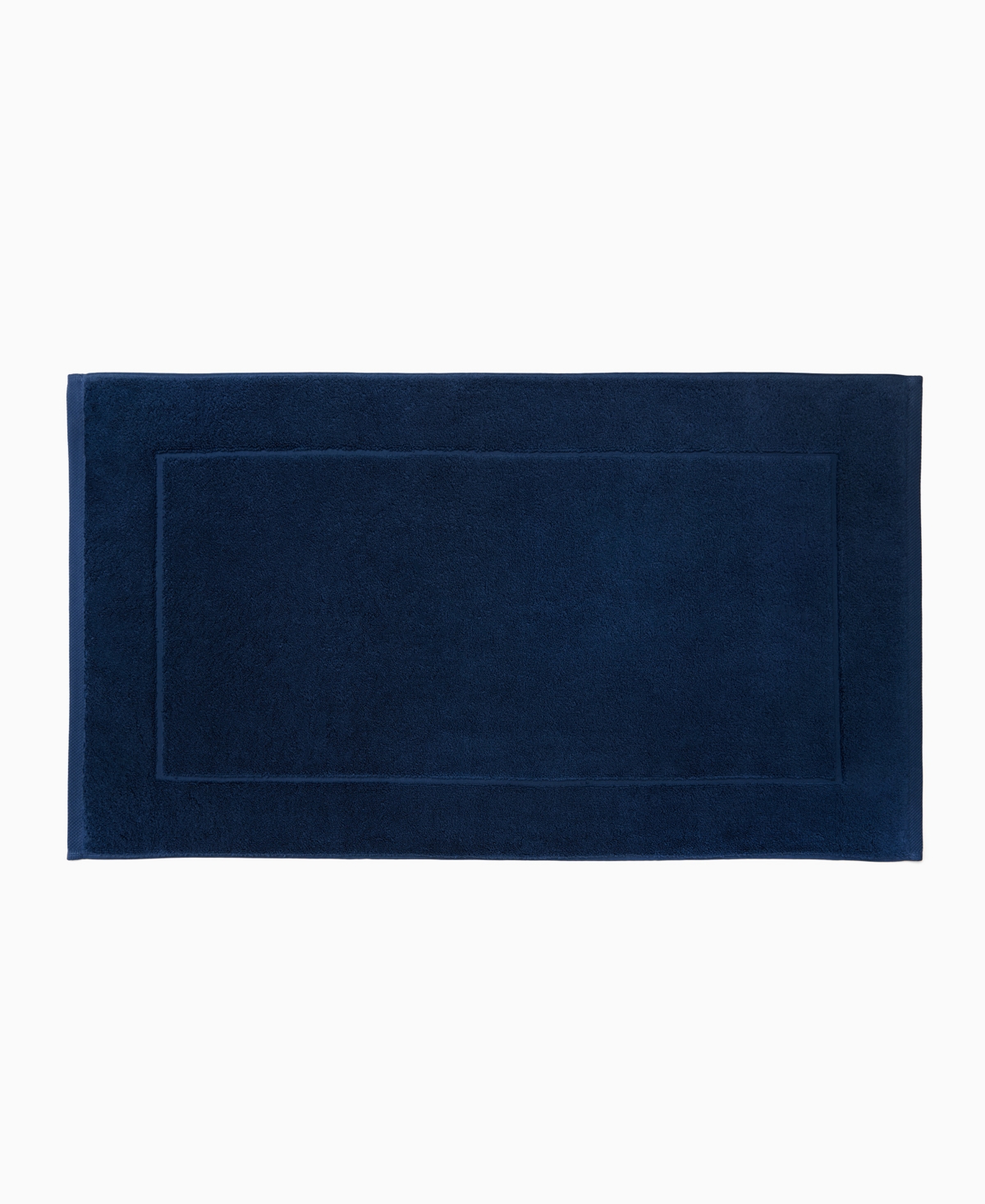 Sferra Cielo Tub Mat Cotton Bath Towel, 20" X 35" In Blue