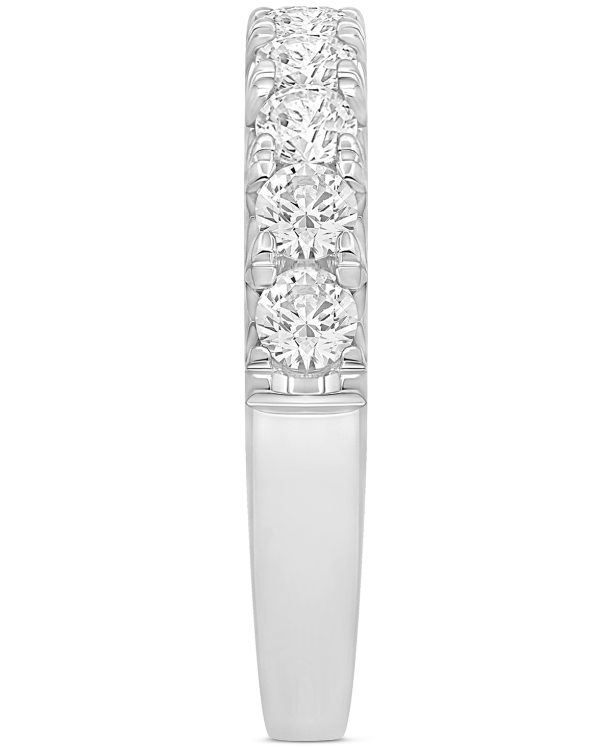 Macy's Lab Grown Diamond Ring (1 Ct. T.w.) In 14k White Or Yellow Gold In Neutral