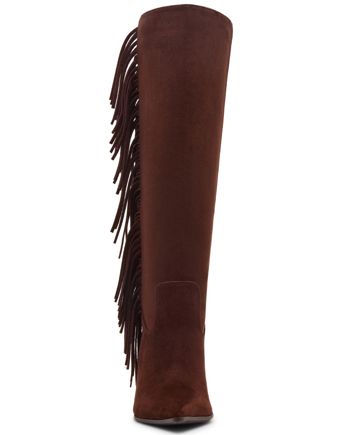 Madden Girl Women's Shakke Knee-High Fringe Dress Boots