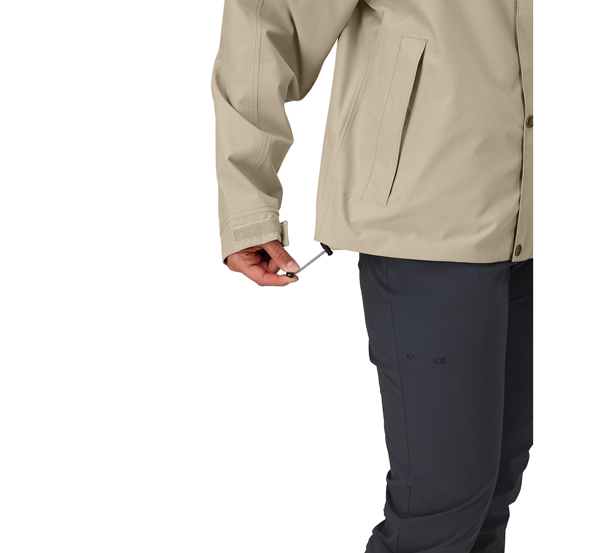 Marmot Women's Cascade Hooded Waterproof Jacket In Gray