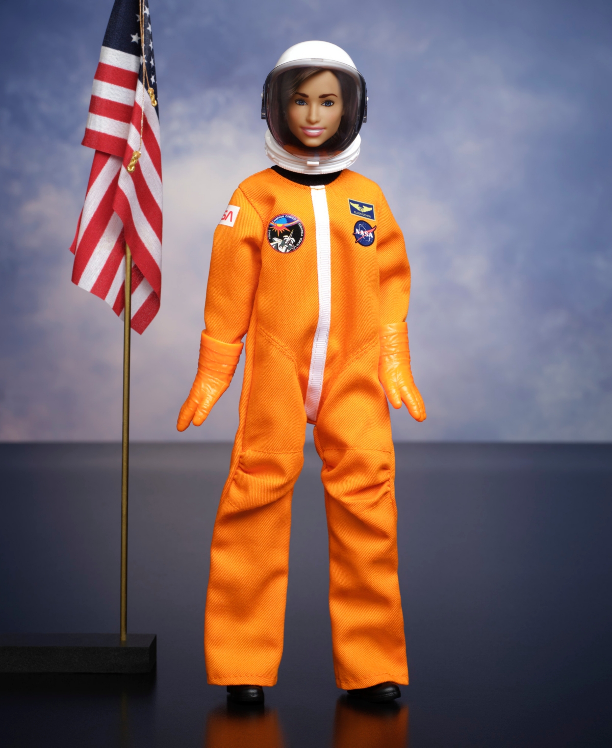 Barbie Ellen Ochoa  Inspiring Women Doll In Orange