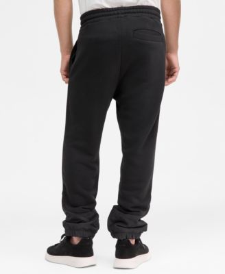 Dilvano Relaxed Fit Wax Logo Drawstring Joggers