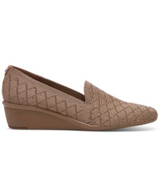 Women's Wendell-C Rhinestone Wedge Loafers