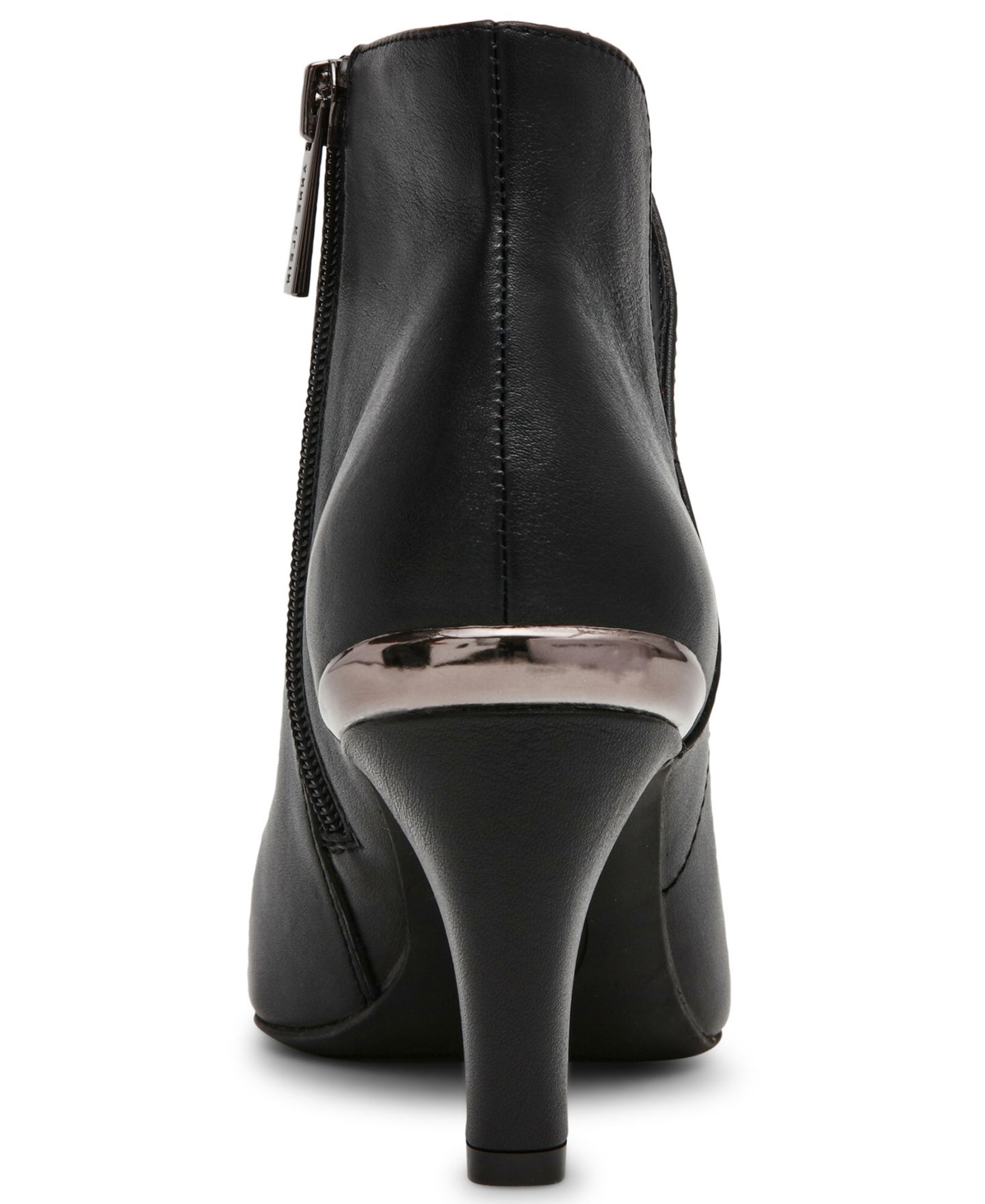 Женские ботинки Anne Klein Annabelle Ankle Dress Booties, цвет: Чёрный гладкий — фото 3