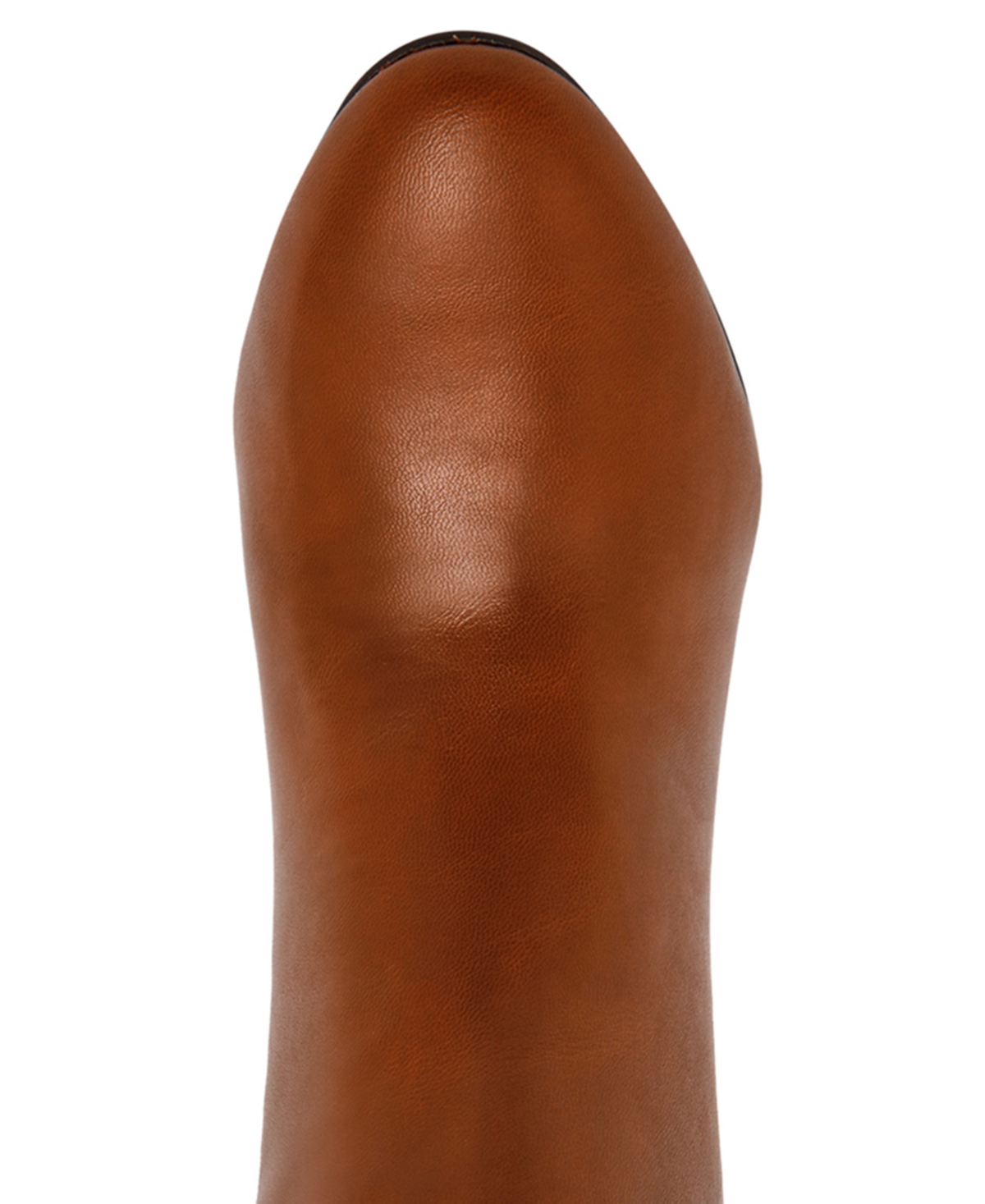 Anne Klein Womens Iverson Knee High Dress Boots Regular Wide Calf In Brown