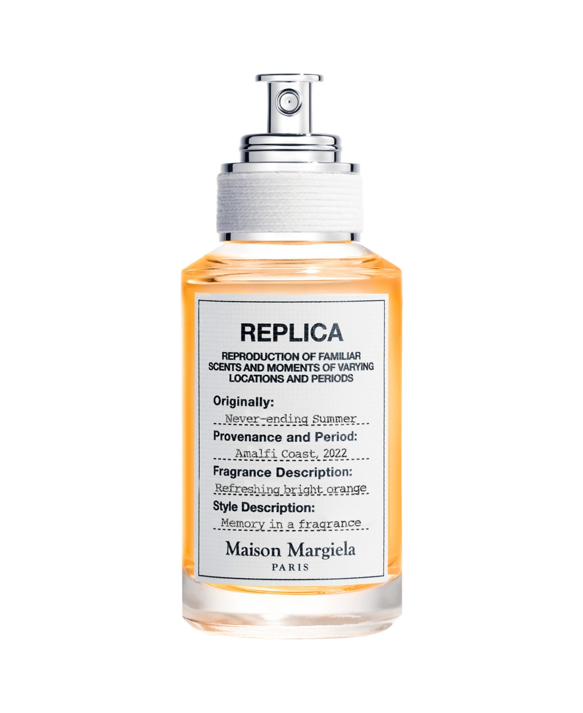 Maison Margiela New Replica Citrus Eau De Toilette Fragrance, 1 Oz. In Transparent