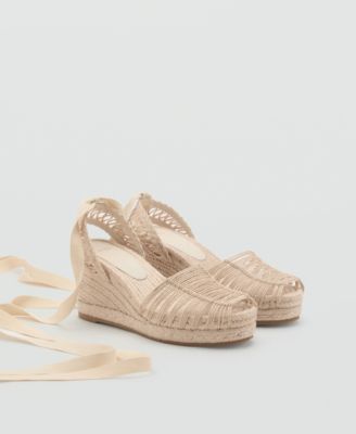 Women's Strappy Jute Wedges