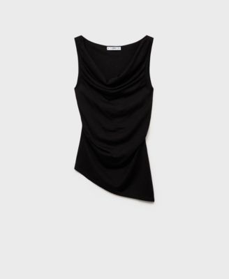 Women's Draped Knitted Top