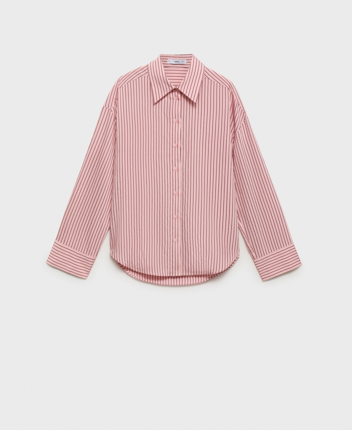 Mango Women's Oversize Striped Shirt