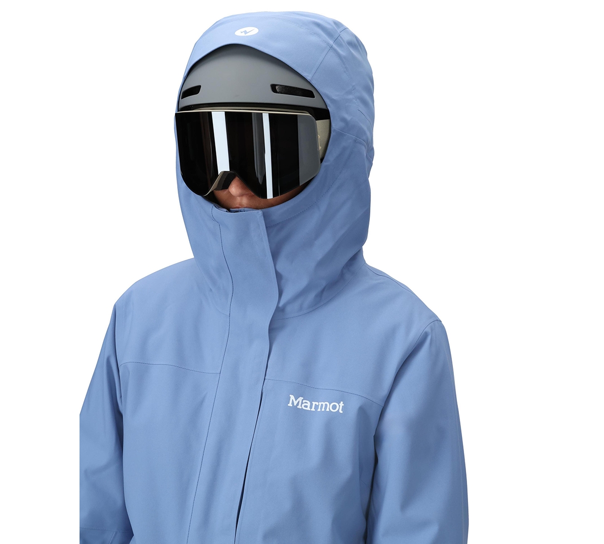 Marmot Women's Insulated Refuge Ski Jacket In Blue