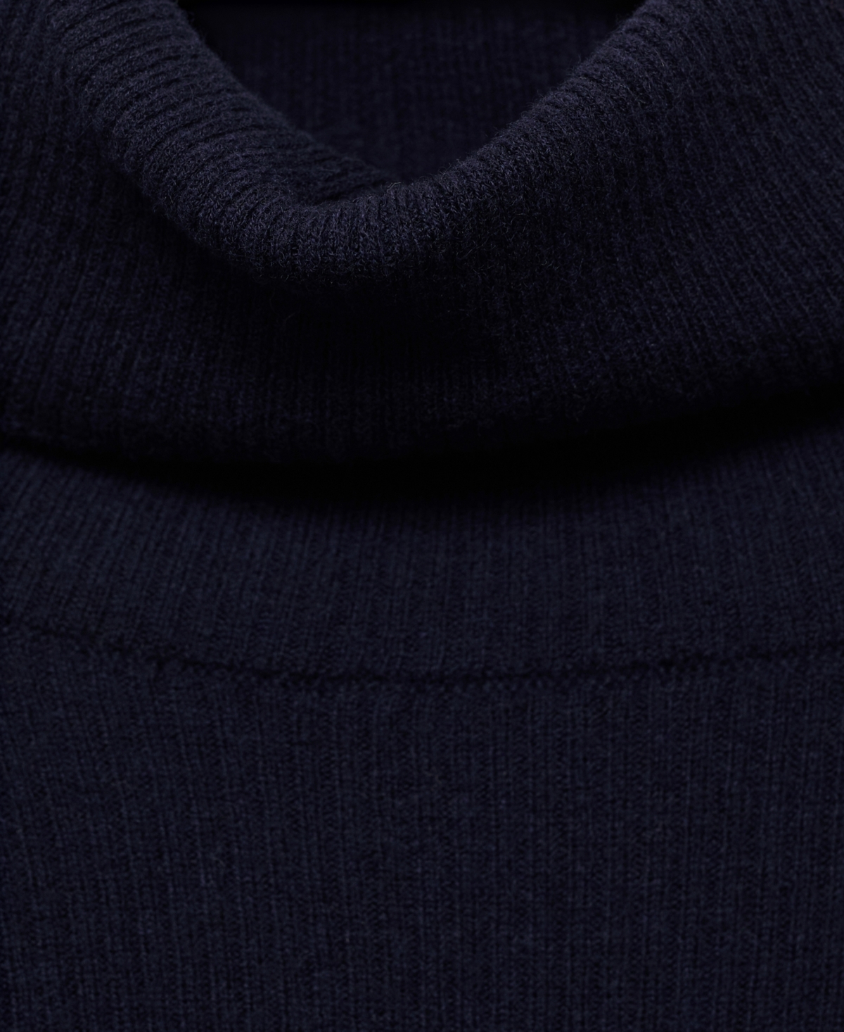 Mango Women's Turtleneck Wool Sweater In Blue