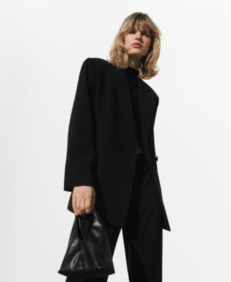 MANGO - Women's Double-Breasted Suit Jacket