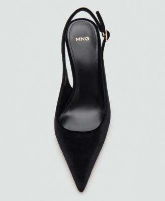 Women's Velvet Heeled Shoes