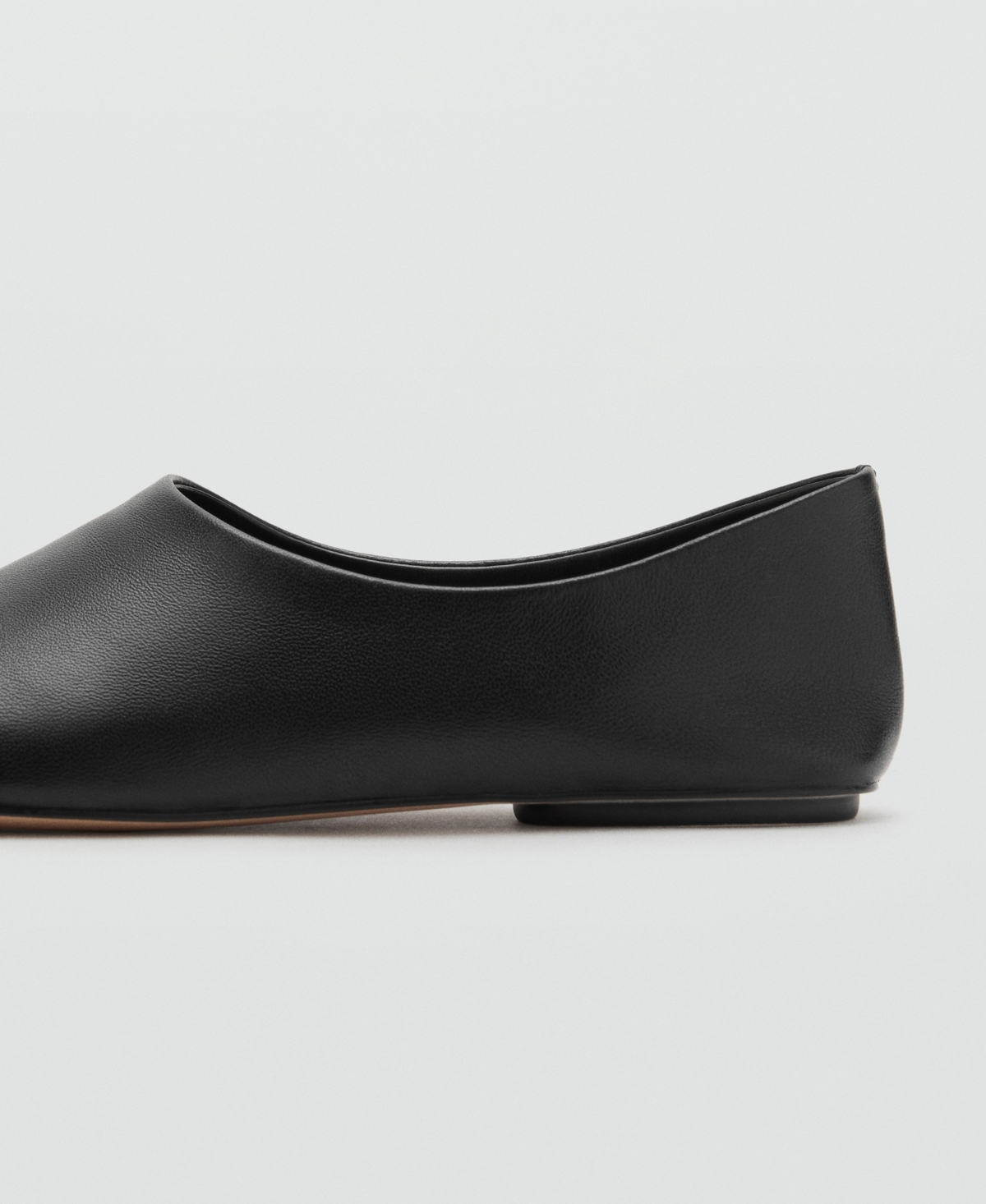 Mango Women's Leather Flat Shoes