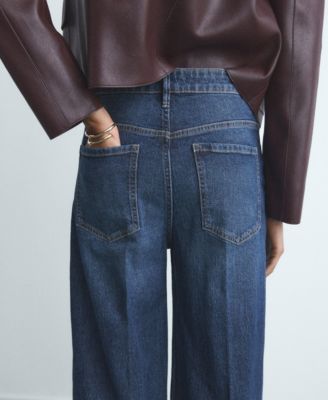 Women's High-Waisted Wide-Leg Jeans