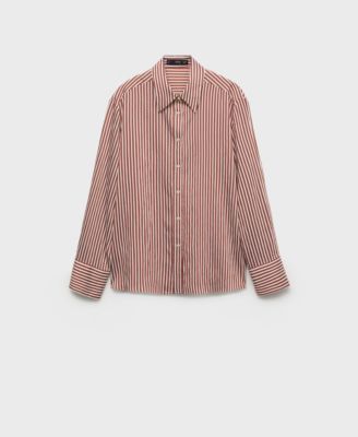 Women's Striped Straight Shirt