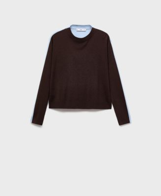 Women's Combined-Design Sweater