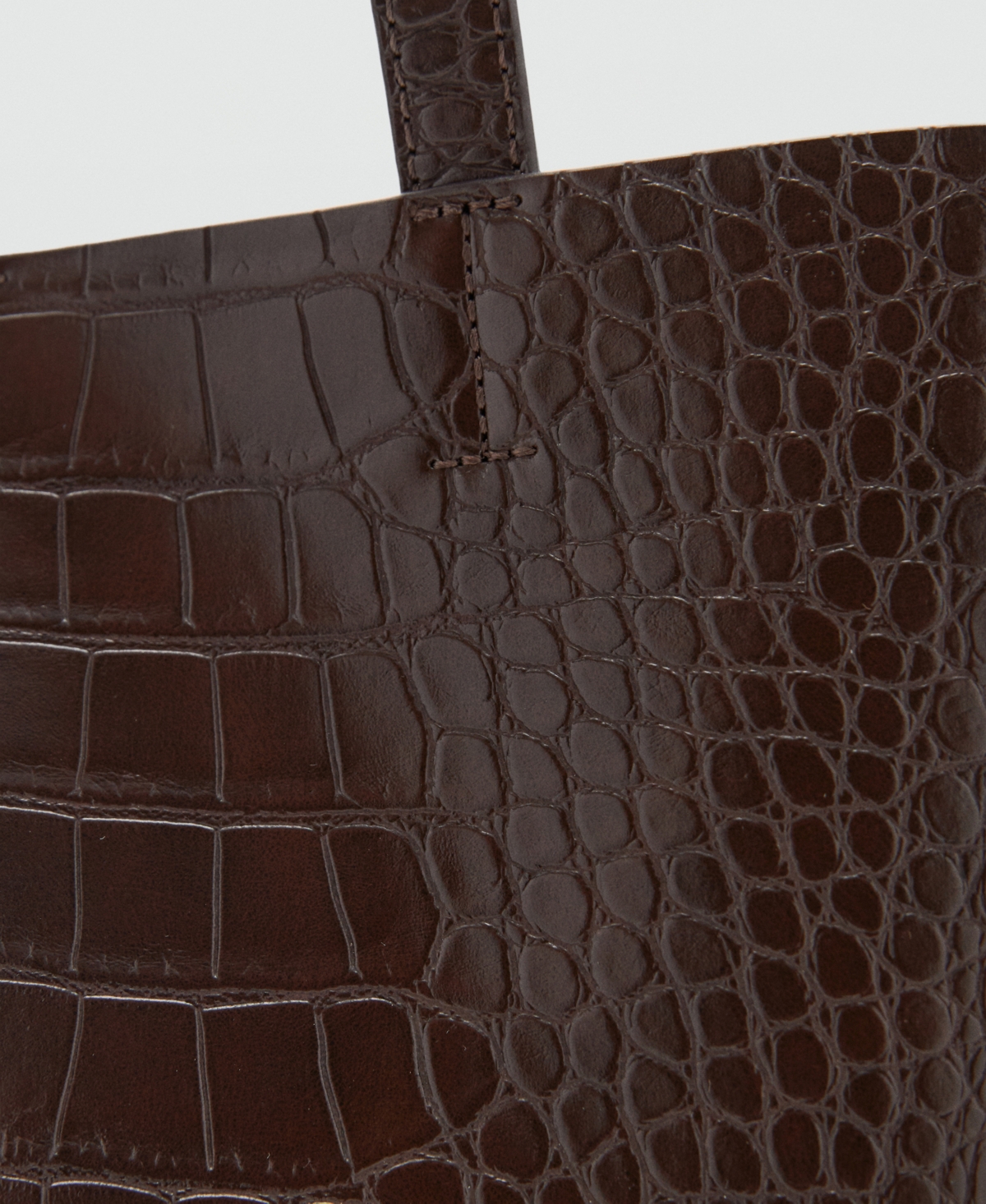 Mango Women's Double Handle Shopper Bag