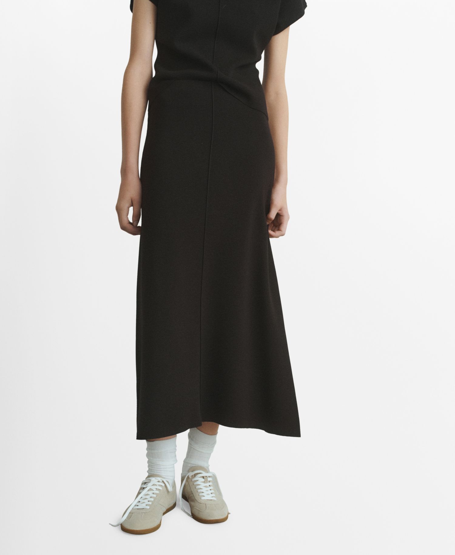 Women's Flared Knitted Skirt