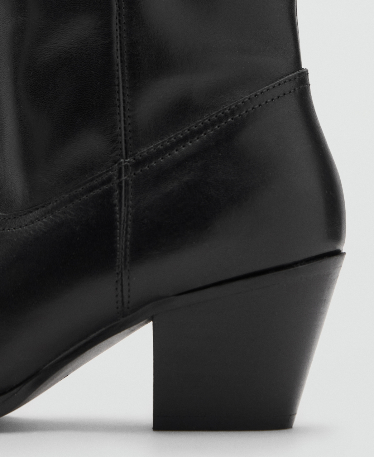 Mango Women's Heel Leather Boots
