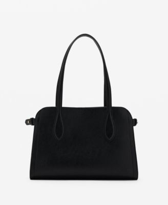 MANGO - Women's Pebbled Leather Effect Small Bag