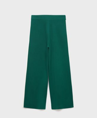 Women's Fine-Knit Straight-Fit Pants