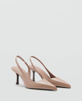 MANGO - Women's Patent Heeled Shoes