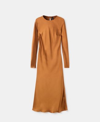 Women's Long Satin Dress