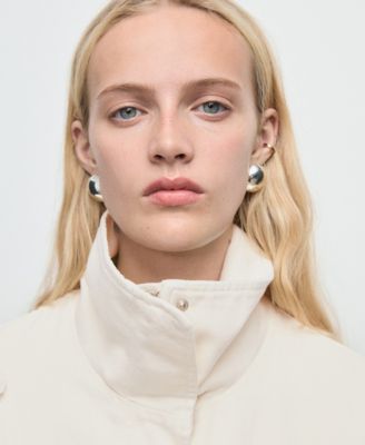 Women's Pockets Oversized Denim Parka