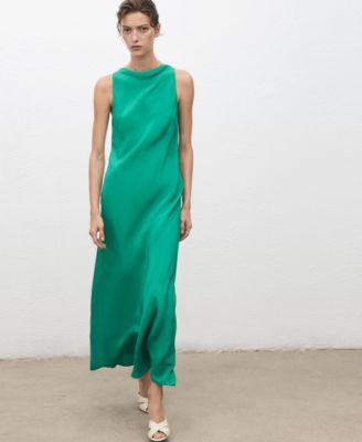 Women's Long Satin Dress