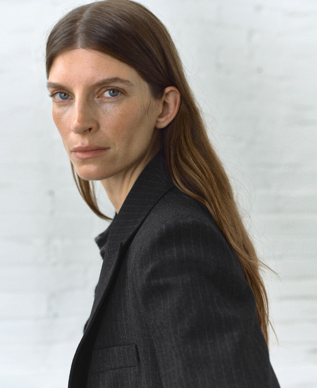 Mango Women's Pinstripe Suit Jacket
