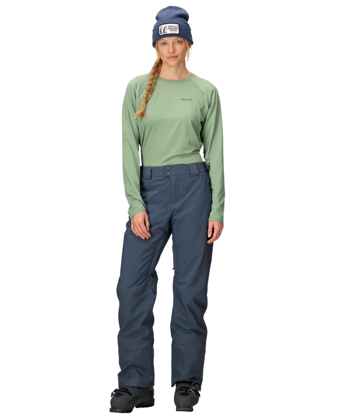 Marmot Women's Slope Star Insulated Ski Pants In Blue