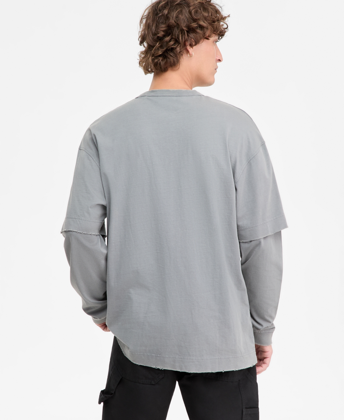 Hugo Boss Nenzyon Hybrid Sleeve Logo T-Shirt