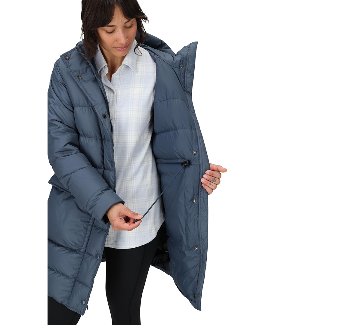 Marmot Women's Strollbridge Hooded Down Parka In Blue