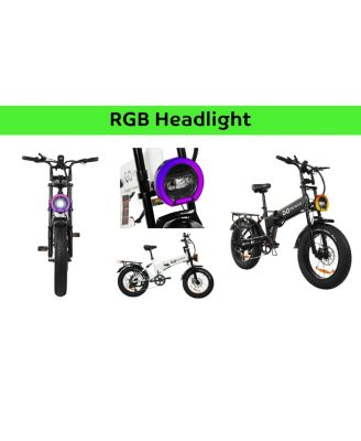 GoExplore Foldable Electric Bike | White