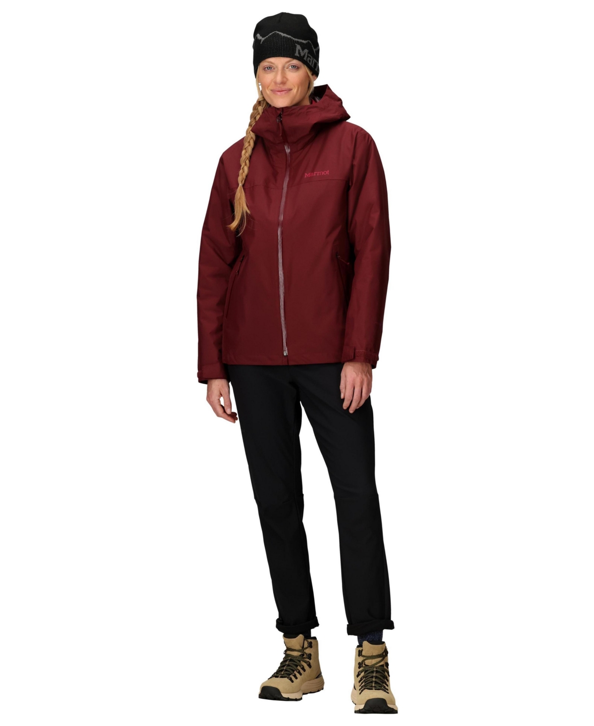 Marmot Women's Minimalist 3-in-1 Long Sleeve Jacket In Brown