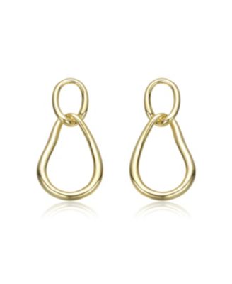 14K Gold Plated Golden Harmony Dangle Earrings