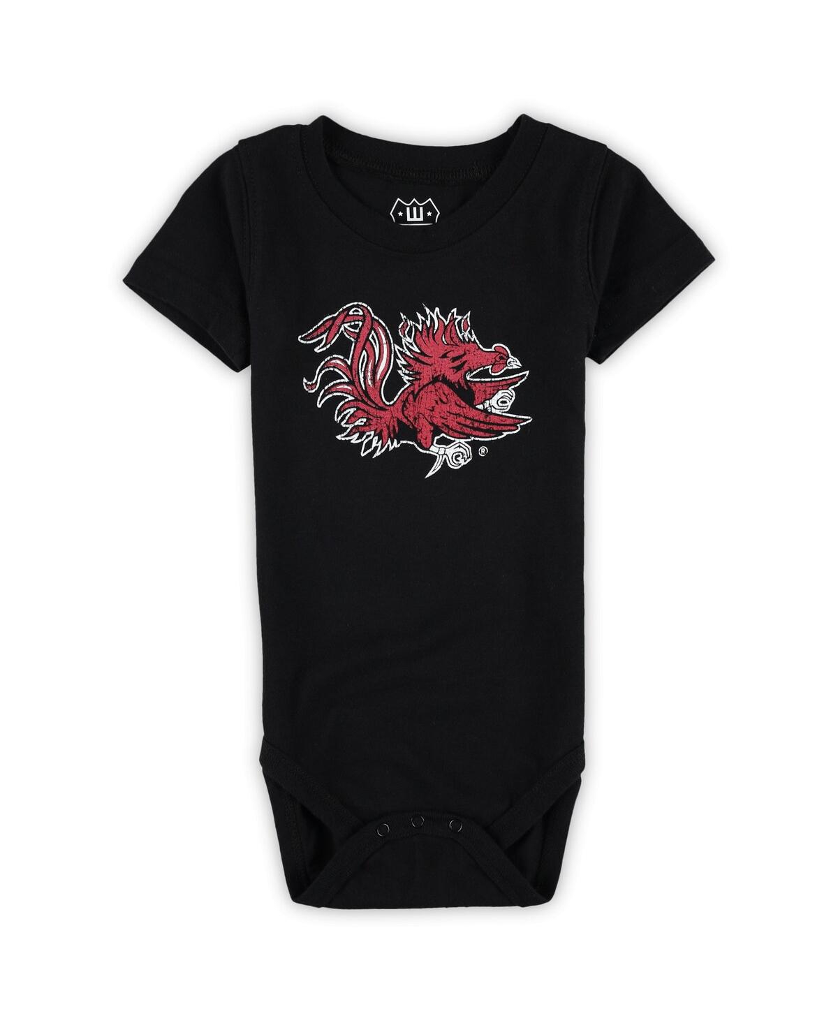 Wes & Willy Baby Boys And Girls 3-pack South Carolina Gamecocks Bodysuit Set In Animal Print